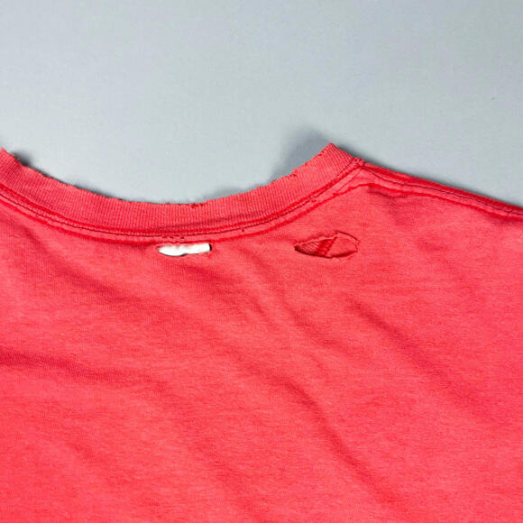 Distressed Vintage T-Shirt | Hinkles Hamburgers Red Graphic T-Shirt - Picture 9 of 9